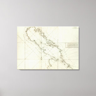 Mittelmeer 3 leinwanddruck