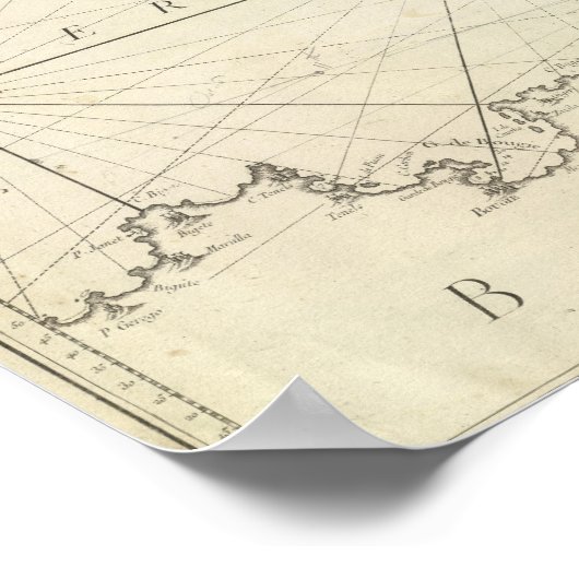 Mittelmeer 3 poster (Ecke)