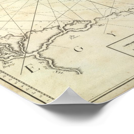 Mittelmeer 4 poster (Ecke)