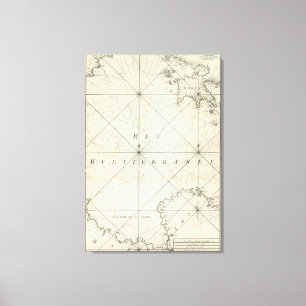 Mittelmeer 5 leinwanddruck