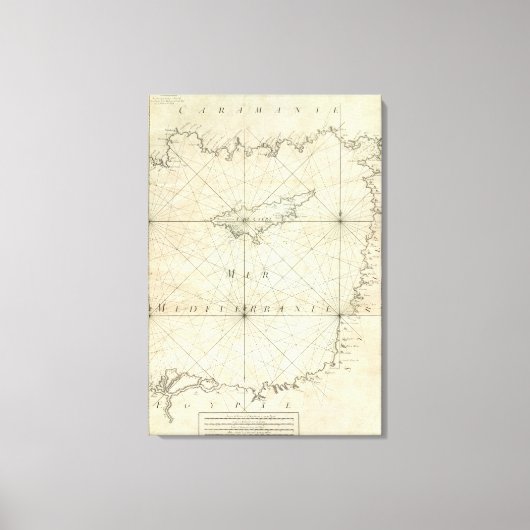 Mittelmeer 6 leinwanddruck (Vorderseite)