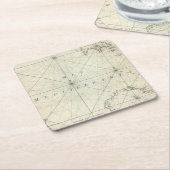 Mittelmeer 6 rechteckiger pappuntersetzer (angewinkelt)