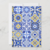 Mittelmeer Amalfi Küste Zitronenmeer Brautparty Einladung (Rückseite)