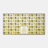 Mittelmeer-Aquarelllemon Schreibtischunterlage (Vorderseite)