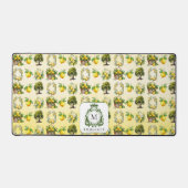 Mittelmeer-Aquarelllemon Schreibtischunterlage (Vorderseite)