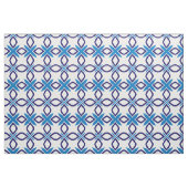 Mittelmeer Blau-Weiß Geometrie Muster Stoff (Fat Quarter (45,7 x 55,9 cm))