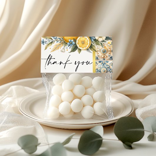 Mittelmeer Blume Italienisch Positano Lemon Dankeskarte