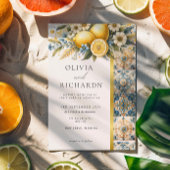 Mittelmeer Blume Italienisch Positano Lemon Einladung