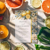 Mittelmeer Blume Italienisch Positano Lemon Einladung