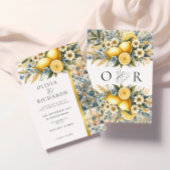 Mittelmeer Blume Italienisch Positano Lemon Einladung