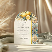 Mittelmeer Blume Italienisch Positano Lemon Einladung