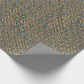 Mittelmeer-Blumenmuster Geschenkpapier (Ecke)