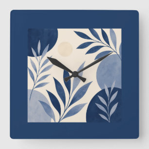 Mittelmeer Botanische Wanduhr
