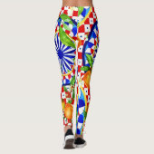 Mittelmeer Citrus & Dolce Tile Leggings (Rückseite)