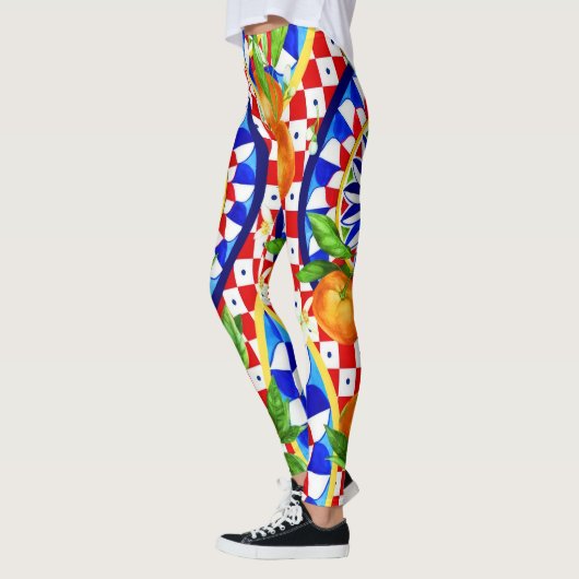 Mittelmeer Citrus & Dolce Tile Leggings (Links)