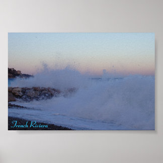 Mittelmeer, Côte d'Azur Poster