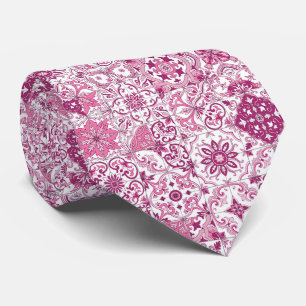 Mittelmeer-Farbtöne/ Azulejo-Fliesen Krawatte