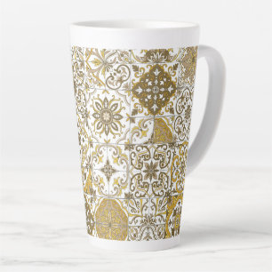 Mittelmeer-Farbtöne/ Azulejo-Fliesen Milchtasse