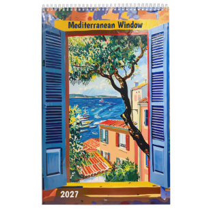 Mittelmeer-Fenster- und Terrassenkunst Kalender