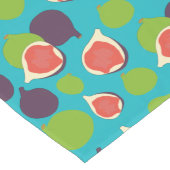 Mittelmeer Fig Summer Fruchtmuster Großer Tischläufer (Ecke)