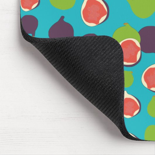 Mittelmeer Fig Summer Fruchtmuster Mousepad (Ecke)
