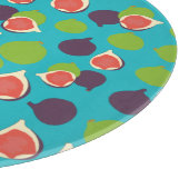 Mittelmeer Fig Summer Fruchtmuster Schneidebrett (Ecke)