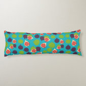 Mittelmeer Fig Summer Fruchtmuster Seitenschläferkissen (Rückseite)