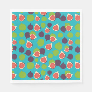 Mittelmeer Fig Summer Fruchtmuster Serviette