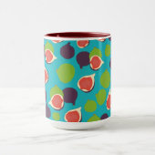 Mittelmeer Fig Summer Fruchtmuster Tasse (Zentrum)