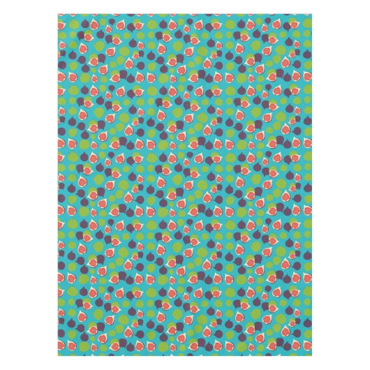 Mittelmeer Fig Summer Fruchtmuster Tischdecke (Vorderseite)