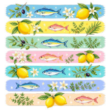 Mittelmeer-Fisch-Küsten-T-Shirt