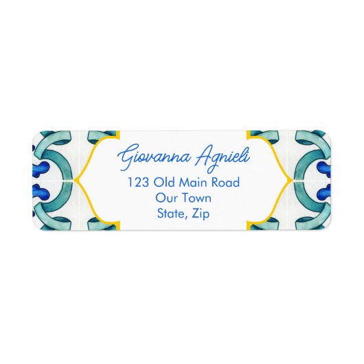 Mittelmeer-Fliesen (Vorne)