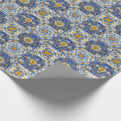 Mittelmeer-Fliesen-Party-Wrap  Geschenkpapier (Ecke)