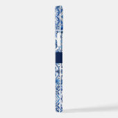 Mittelmeer-Fliesen, Portugal, Azulejo, Ihr Name iPhone Hülle (Rechte Seite)