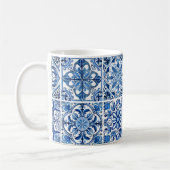 Mittelmeer-Fliesen, Portugal, Azulejo, Ihr Name Kaffeetasse (Links)