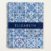 Mittelmeer-Fliesen, Portugal, Azulejo, Ihr Name Planer (Vorderseite)