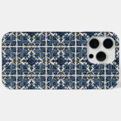 Mittelmeer-Fliesen, Portugal, Azulejo, Majolica Case-Mate iPhone Hülle (Rückseite (Horizontal))