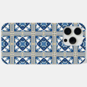 Mittelmeer-Fliesen, Portugal, Azulejo, Majolica Case-Mate iPhone Hülle (Rückseite (Horizontal))