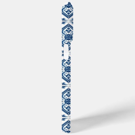 Mittelmeer-Fliesen, Portugal, Azulejo, Majolica Case-Mate iPhone Hülle (Rückseite / Rechts)