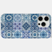 Mittelmeer-Fliesen, Portugal, Azulejo, Majolica Case-Mate iPhone Hülle (Rückseite (Horizontal))