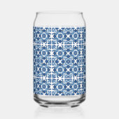 Mittelmeer-Fliesen, Portugal, Azulejo, Majolica Dosenglas (Vorderseite)