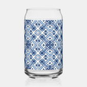 Mittelmeer-Fliesen, Portugal, Azulejo, Majolica Dosenglas (Vorderseite)