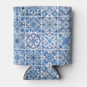 Mittelmeer-Fliesen, Portugal, Azulejo, Majolica Dosenkühler (Vorderseite)