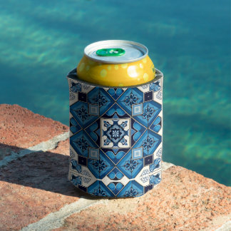 Mittelmeer-Fliesen, Portugal, Azulejo, Majolica Dosenkühler