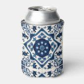 Mittelmeer-Fliesen, Portugal, Azulejo, Majolica Dosenkühler (Kanne Vorderseite)