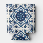 Mittelmeer-Fliesen, Portugal, Azulejo, Majolica Dosenkühler (Rückseite)