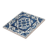 Mittelmeer-Fliesen, Portugal, Azulejo, Majolica Fliese (Seite)