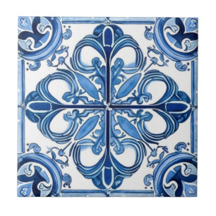 Mittelmeer-Fliesen, Portugal, Azulejo, Majolica Fliese