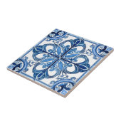 Mittelmeer-Fliesen, Portugal, Azulejo, Majolica Fliese (Seite)