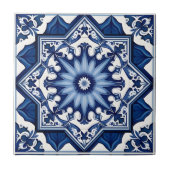 Mittelmeer-Fliesen, Portugal, Azulejo, Majolica Fliese (Vorderseite)